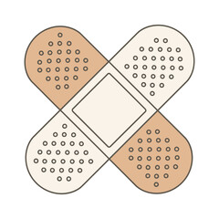 ChatGPT said:

“Crossed Bandages Icon – Symbol of Healing and Care”