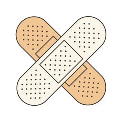 ChatGPT said:

“Crossed Bandages Icon – Symbol of Healing and Care”