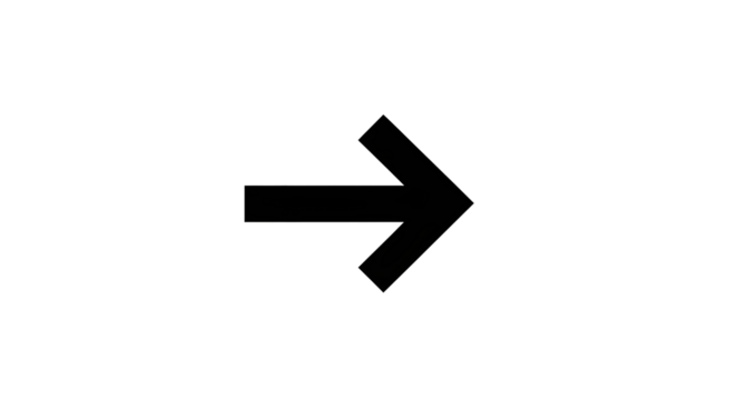 Isolated black arrow icon vector for navigation and design element