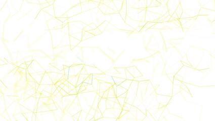 Obraz premium Abstract network connection design on a white background. Minimalistic geometric background of connected lines. Illustration for information tec
