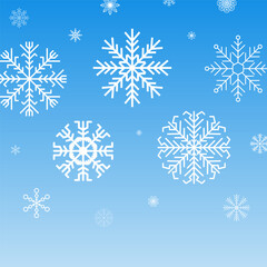 Snowflake snow freeze winter thin line outline icon. Snowflakes thin line icon set. Snowflake Simple illustration