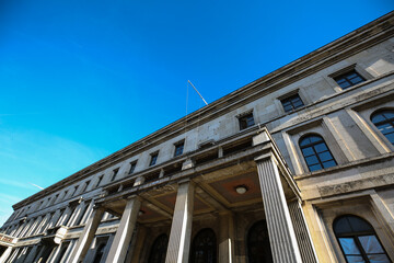 University of Music and Performing Arts Munich – Historic Architecture under Blue Sky