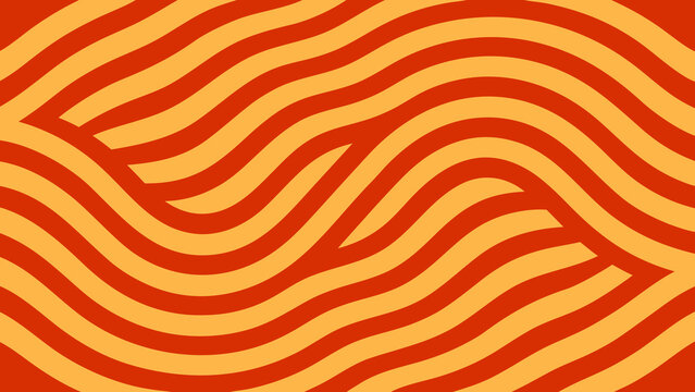 Abstract orange and black zebra stripe pattern vector illustration for seamless wallpaper design