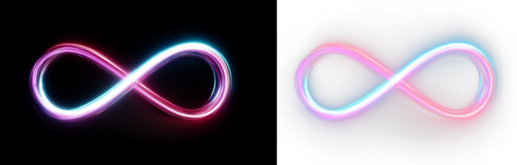 Infinite loop PNG timeless endless symbol design.