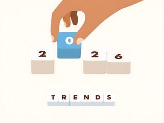 Conceptual illustration of trends in the year 2026