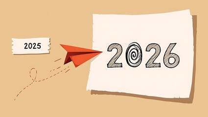 From 2025 to 2026 paper airplane metaphor advancement