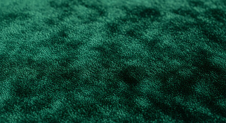 Close up shot of a green textured fabric creating a soft and luxurious looking background surface