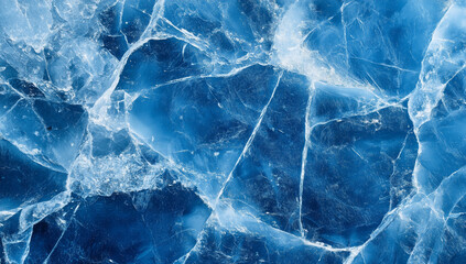 Fototapeta premium Blue marble surface background banner