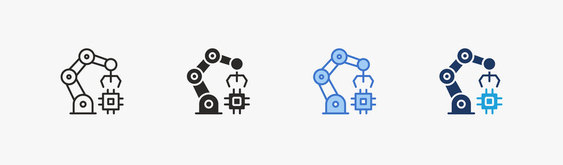 Automation icon multiple style collection