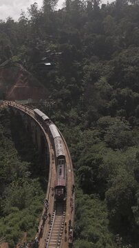 A beautiful drone video of Nine Arch Bridge Ella Sri Lanka