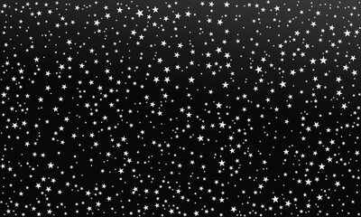 Dream Night Sky – Deep Blue Gradient Background with Stars, Peaceful and Magical Night Wallpaper for Cosmic, Abstract, and Nature Design Projects