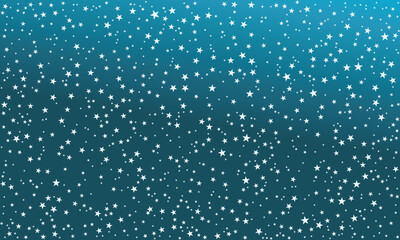 Northern Lights Gradient – Emerald and Blue Night Sky with Stars, Aurora Borealis Background for Fantasy, Nature, and Winter Themes