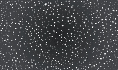 Galaxy Mist Background – Smoky Gray Night Sky Gradient with Tiny Stars, Minimalistic Cosmic Design for Elegant Backgrounds and Visual Projects