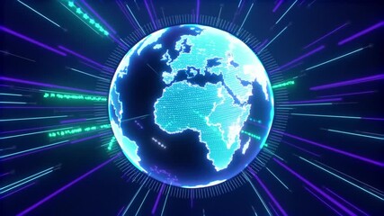 blue earth background