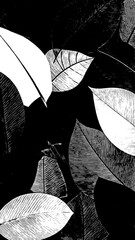 black and white background