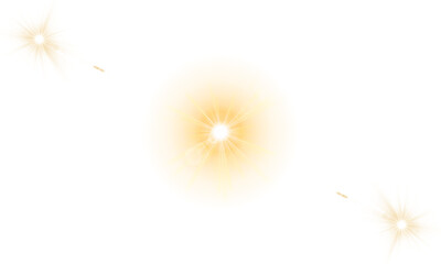 Gold Spark Star Trails on Transparent Background Illustration Vector. Golden star-spark trails for celebration, magical visuals, festival overlays, shimmering accents and dynamic graphic scenes.