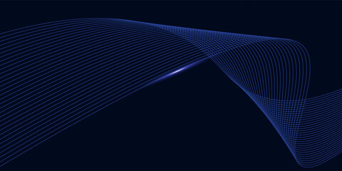 Abstract color wave lines elegant vector illustration background vector