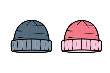 winter Cap vector illustration.eps