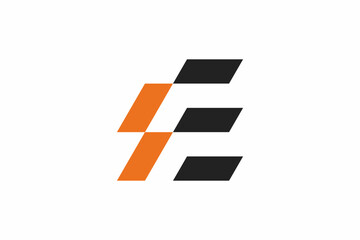 Letter E Energy Data Logo 