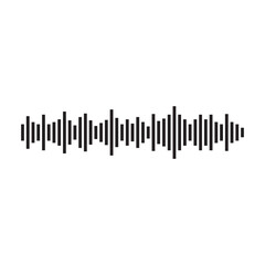 Sound waves vector illustration