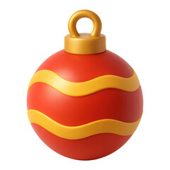 3D Cartoon Christmas Ornament Ball for Simple Winter Festivities