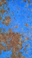 Textures of Time on Blue Metal