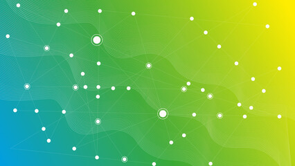 abstract tech network connection dots. Geometric background with abstract mesh. Web. Big data. glowing winter holiday decoration vector backdrop. White background with plexus lines. Colorful abstract.