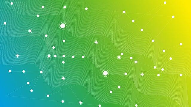 abstract tech network connection dots. Geometric background with abstract mesh. Web. Big data. glowing winter holiday decoration vector backdrop. White background with plexus lines. Colorful abstract.