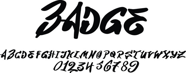 font uniq BADGE for your design 