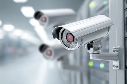 Security camera installation providing protection and surveillance for buildings, ensuring safety and monitoring of sensitive areas with advanced technology solutions.