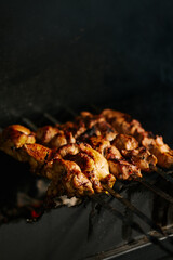 Closeup Food Grilled Steak Roast