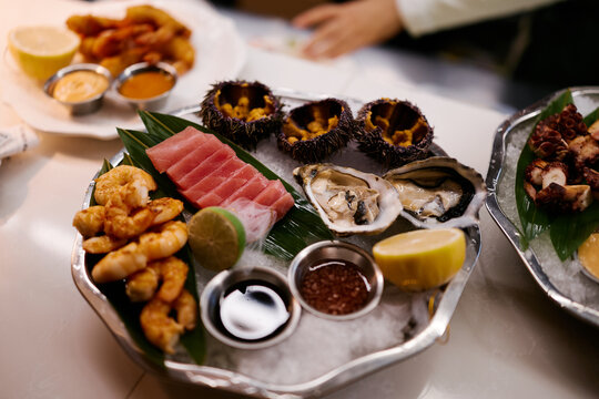 Restaurant snacks on the buffet table - Powered by Adobe
