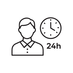 Abstract network connection or molecule structure with central circle and six surrounding circles linked by lines