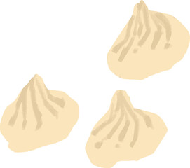 小籠包のイラスト