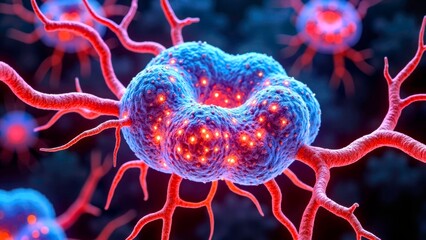 Neuronal System Art Scene