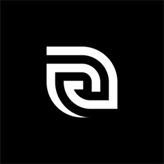 A modern, sleek logo combining the letter "a" and a leaf. This elegant design is perfect for eco-tech startups, organic brands, or health and wellness companies.