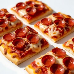 Delicious pepperoni pizza slices ready to enjoy a classic american favorite