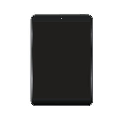 Realistic tablet mockup. Tablet pc isolated on white background.