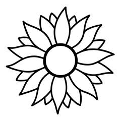 vector illustration of a flower