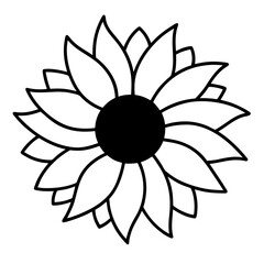vector illustration of a flower
