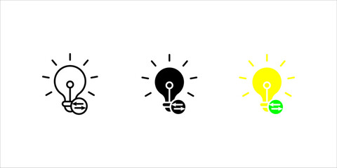 innovation-idea-exchange Lightbulb with Arrows Black icon set, of a light bulb with arrows, representing innovation, idea exchange, creativity, or technology progress.	
