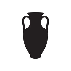 Greek Amphora Vase Silhouette