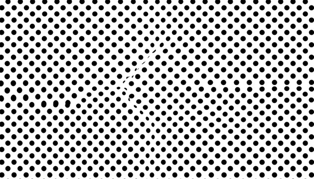 Black dots forming a grid pattern, with a white streak across