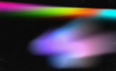 Obraz premium Grainy abstract background with colorful light effect