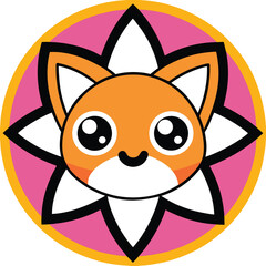 Modern abstract geometric logo design with vibrant color palette and clean typography