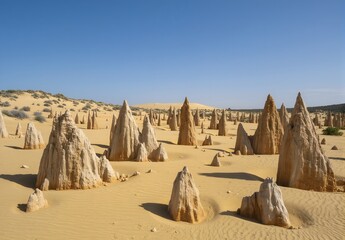 Golden Desert of the Pinnacles