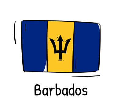 Barbados Bayrağı - Barbados Flag
