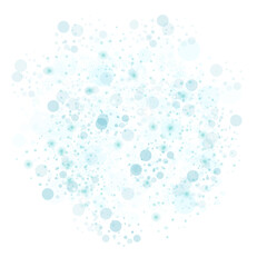 Glitter and bokeh blue with white sparkles