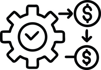 Professional Thin Line Vector Icons for Marketing and Market Analysis