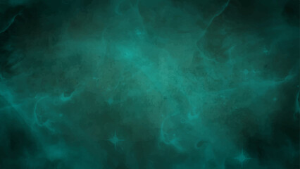 Abstract Deep blue grunge texture with heavily distressed and rough surface. lighter aqua tones with mysterious, atmospheric, and ethereal feel. Teal Color Wall Decorative Surface